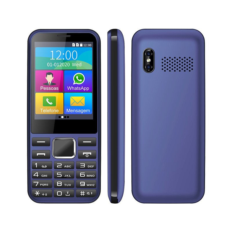 OEM UNIWA A2801 2.8 Inch 3G Support whatsapp/facebook/twitter GPS Keypad Low Cost Android Mobile Phone