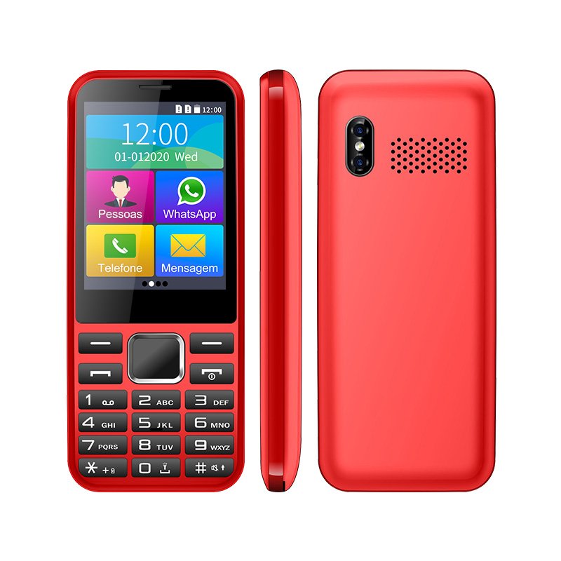 OEM UNIWA A2801 2.8 Inch 3G Support whatsapp/facebook/twitter GPS Keypad Low Cost Android Mobile Phone