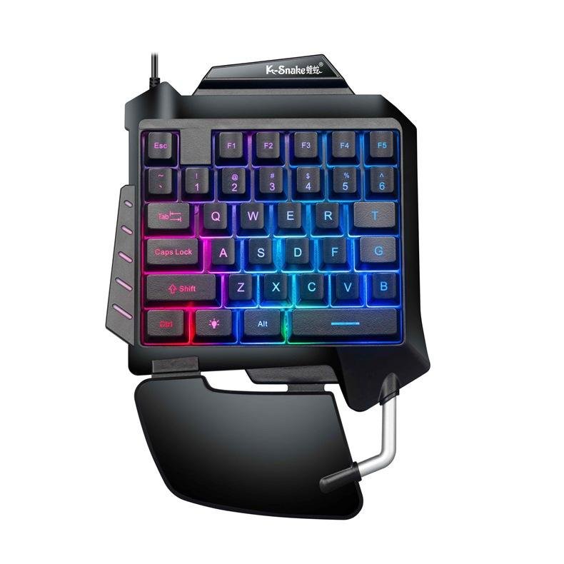 Newest Single Keypad Backlit Gaming Keyboard Mouse And Keyboard Controller For Mobile Phone Game Adaptor