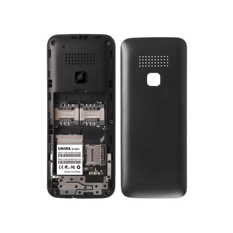 E1801 Low Price Mobile Phone Unlocked Dual SIM Card Big Button Keypad Bar Old Simple Classic GSM 2G Cellphone
