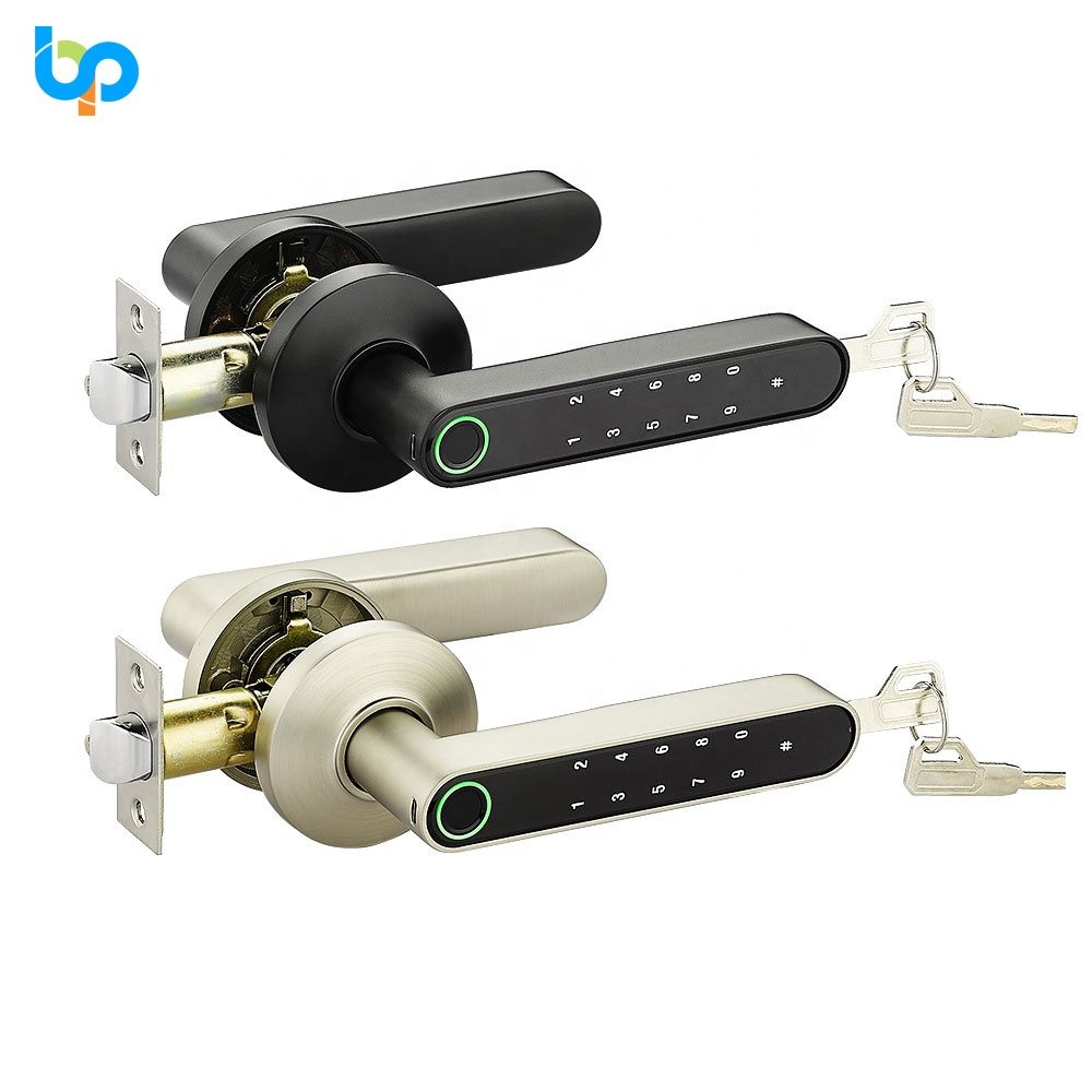 Smart Door Lock Wifi Tuya Wifi Ble App Electronic Keypad Card Fingerprint Door Locks For Home