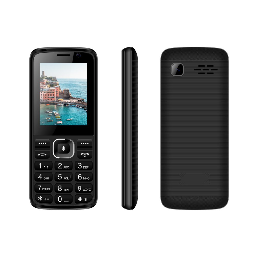 ML2418 4G KaiOS Dual SIM Dual Standaby Mobile Keypad Bar Phone 2.4 Inch Support Social Media