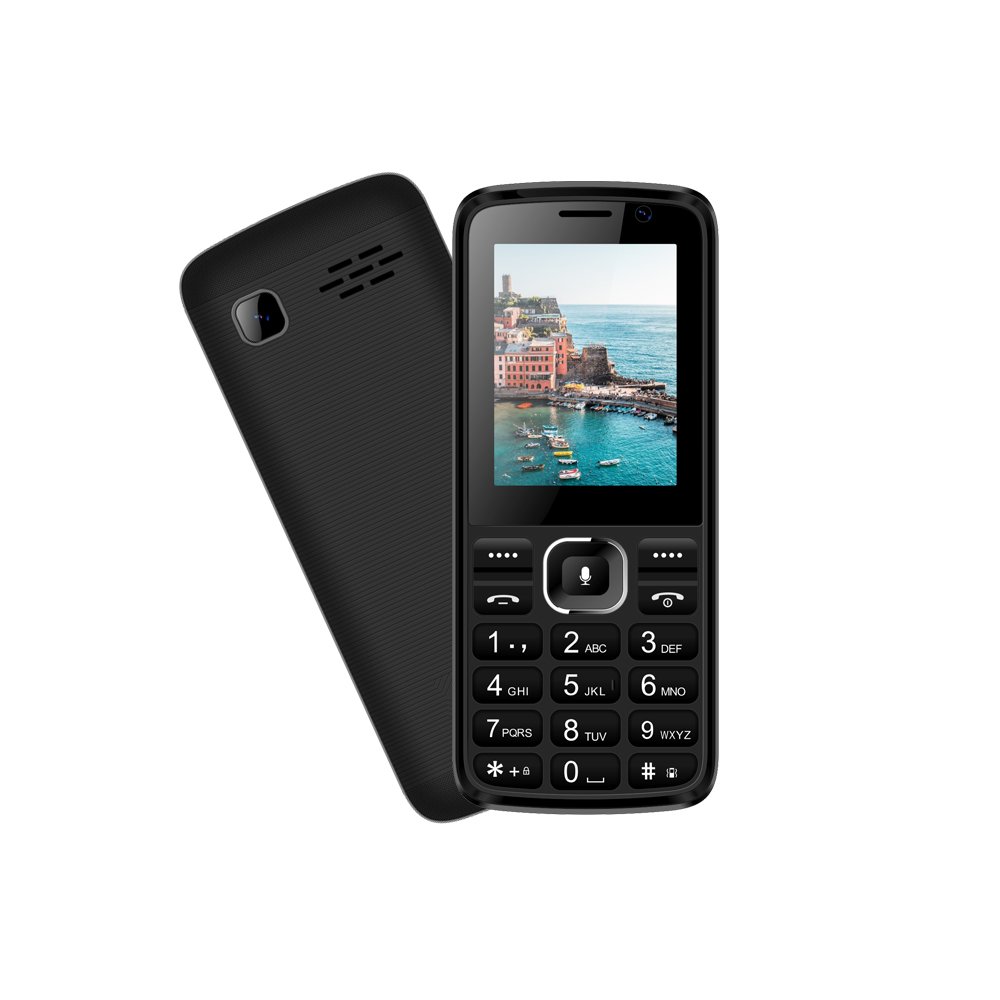 ML2418 4G KaiOS Dual SIM Dual Standaby Mobile Keypad Bar Phone 2.4 Inch Support Social Media