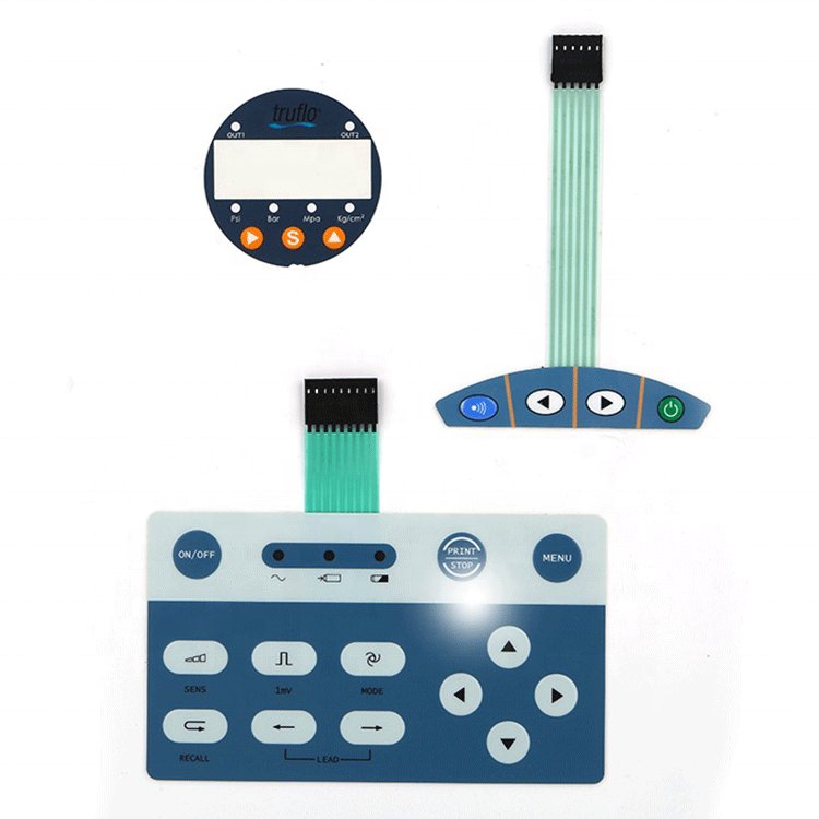 Factory Custom Mini PCB Front Control Panel Keypad Metal Dome Membrane Switches Prototype for Smart Electronics