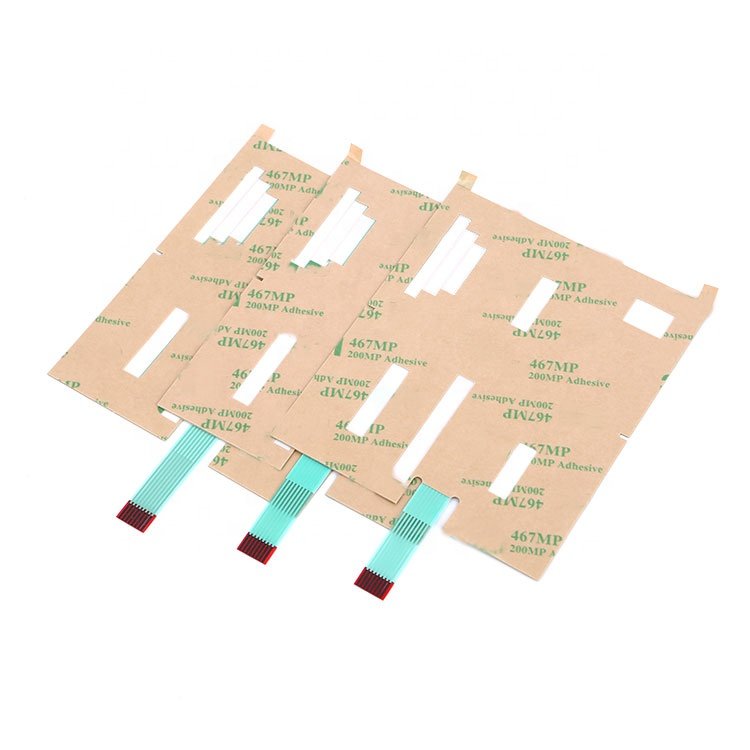 Factory Custom Mini PCB Front Control Panel Keypad Metal Dome Membrane Switches Prototype for Smart Electronics