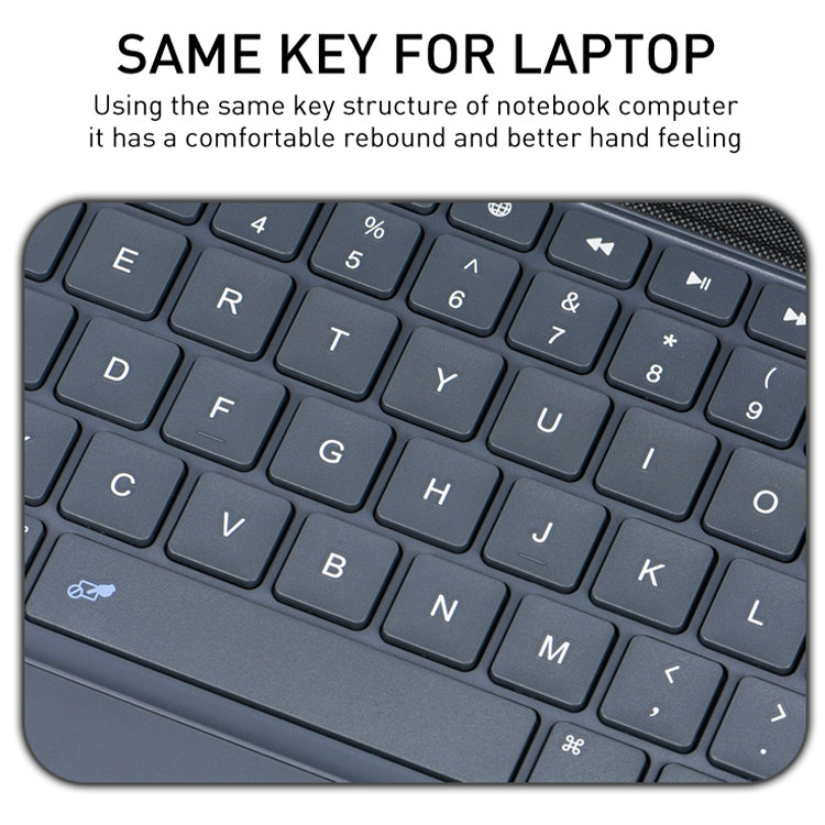 Slim portable wireless keyboard with case holder for iPad pro 9.7 inch leather case key board for ipad 10.2 8th Generation