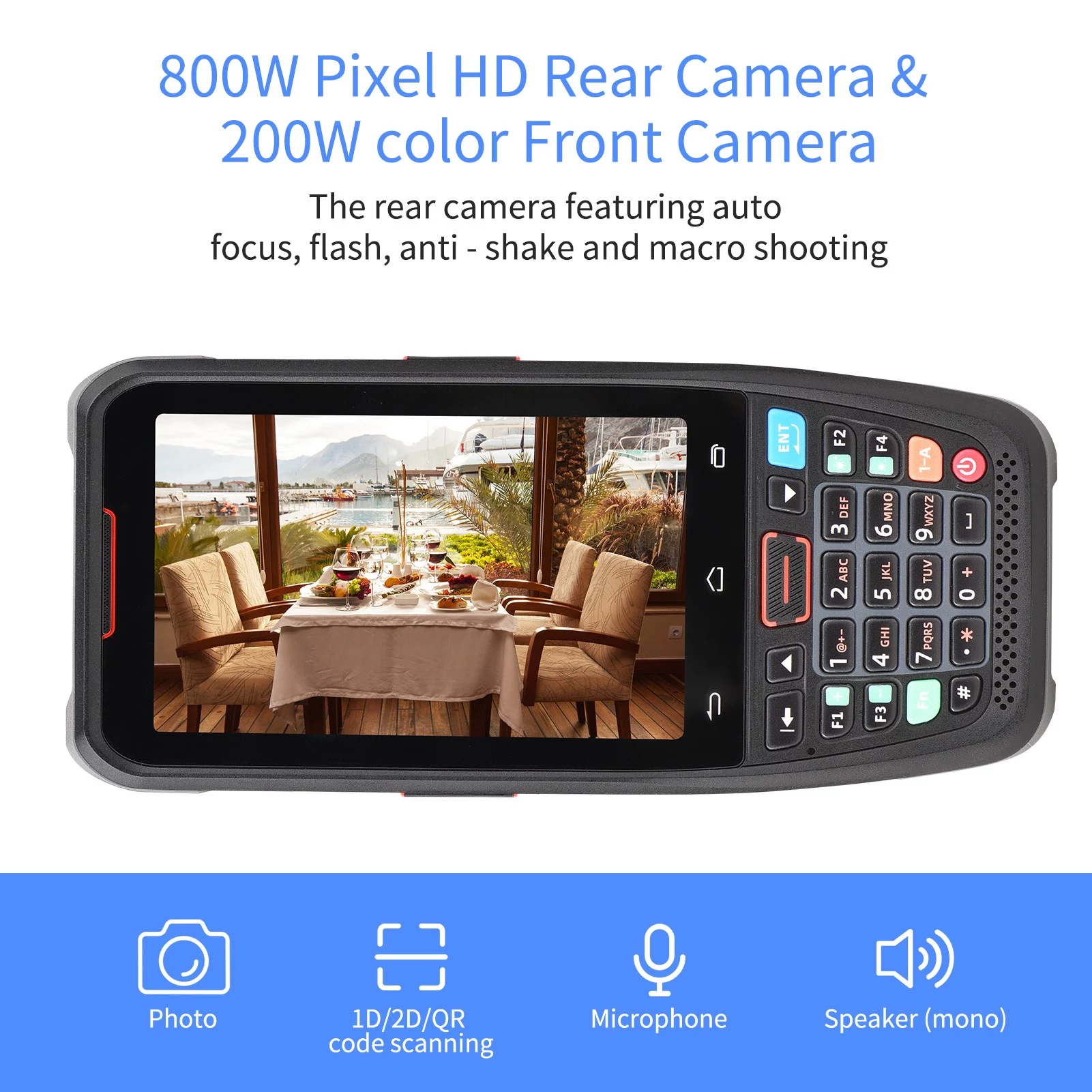 Android 10 3GB 32GB PDA Rugged handheld terminal mobile nfc reader pda data Barcode Scanner Inventory Wireless 4G GPS POS PDA