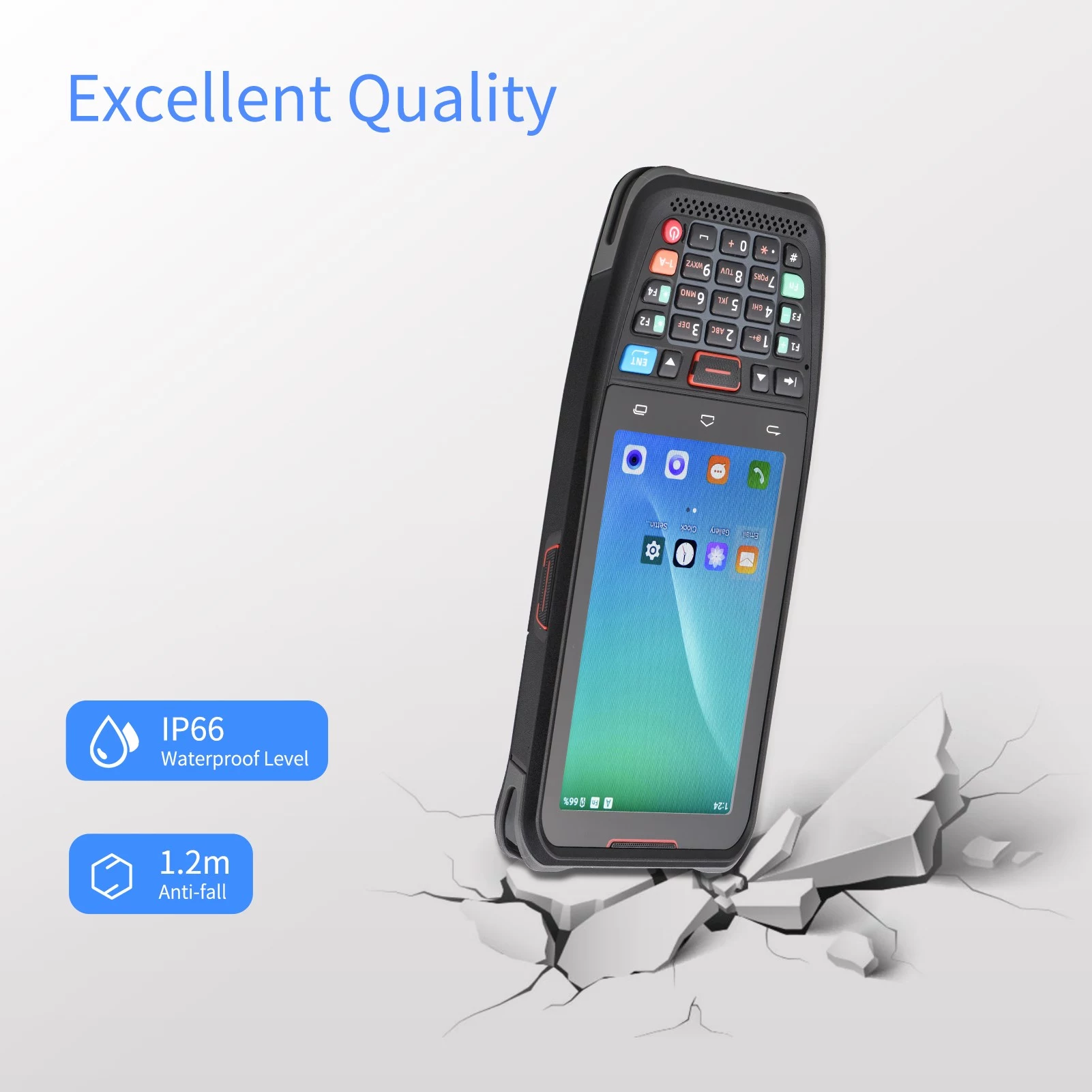 Android 10 3GB 32GB PDA Rugged handheld terminal mobile nfc reader pda data Barcode Scanner Inventory Wireless 4G GPS POS PDA