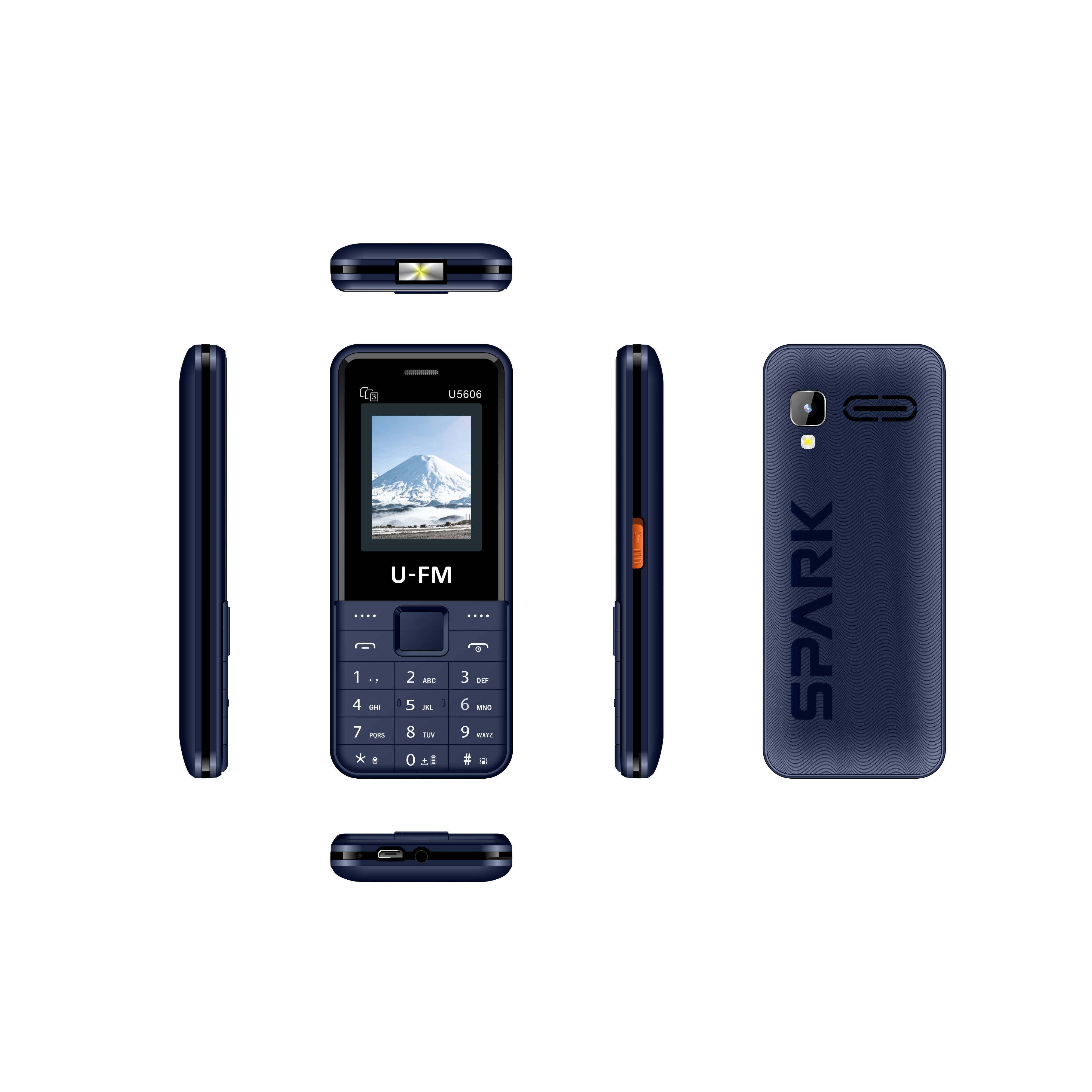 For 5606 1.8 Inch Basic Function Keypad Phone For Global Digitalization New Mobile Phones
