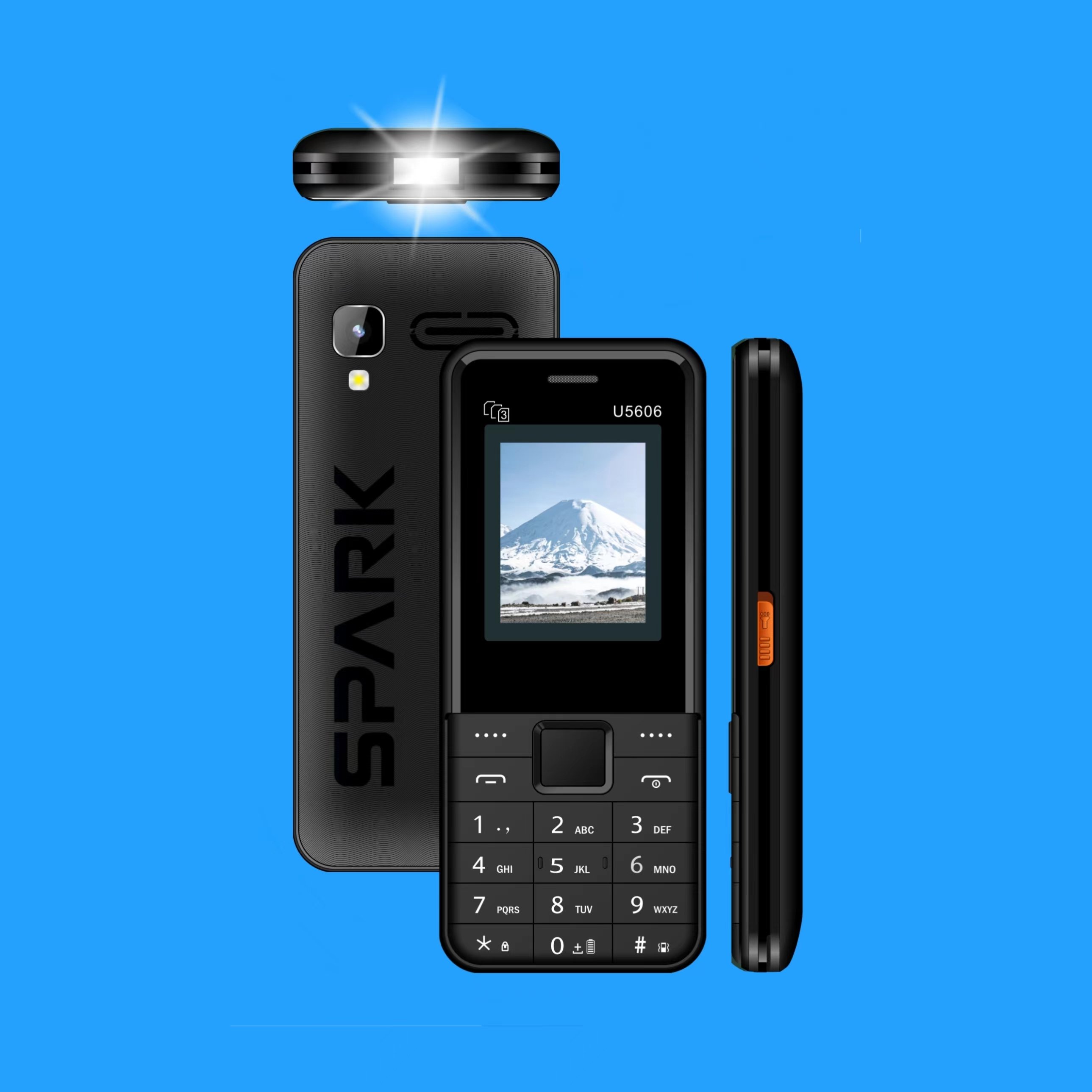 For 5606 1.8 Inch Basic Function Keypad Phone For Global Digitalization New Mobile Phones