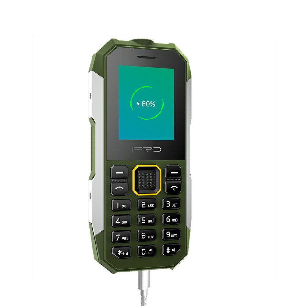 Dual SIM Card Rugged waterproof phone 2500mAh Flashlight with Camera 2 inch 2G Rugged durable phone