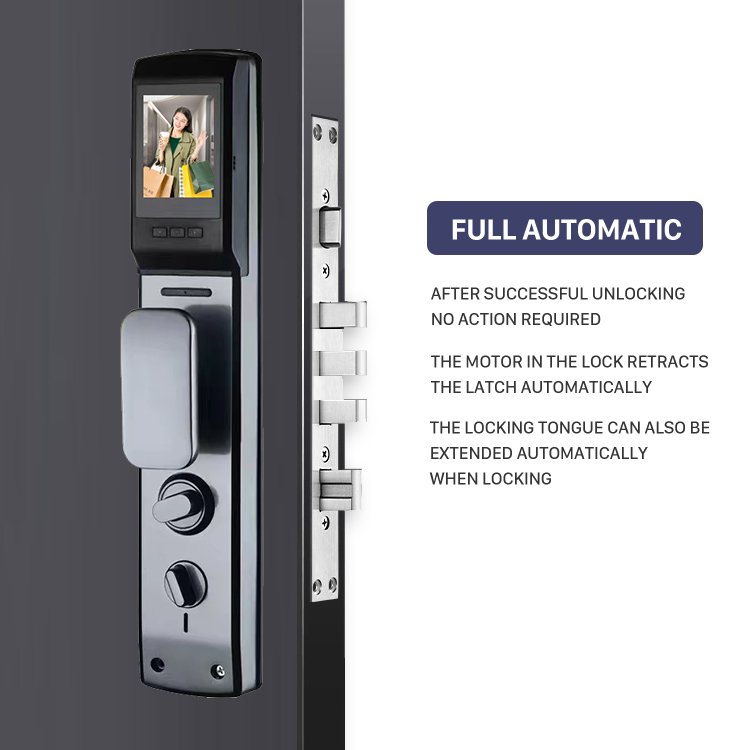 New Arrival Digital Keypad Door Lock Biometric Fingerprint Intelligent Camera Keyless Door Locks