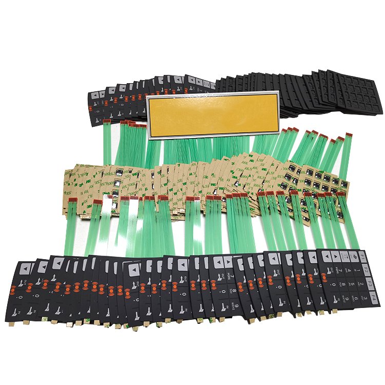 Wholesale Keypad Flexible Rubber Silicone Square Shaped P+R Big Keypad