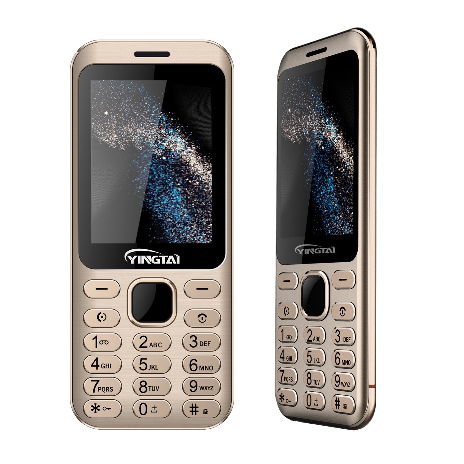 2.8 inch gsm 2g unlocked dual sim metal material slim feature mobile phone