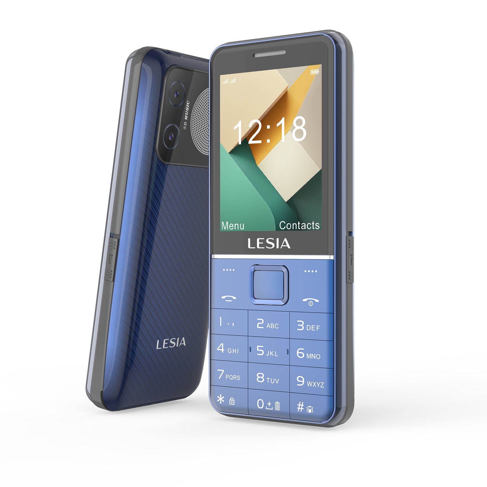 2.8inch GSM mobile phones 2500mah Three SIM card Standby regular keypad 2G bar phone Feature Phone
