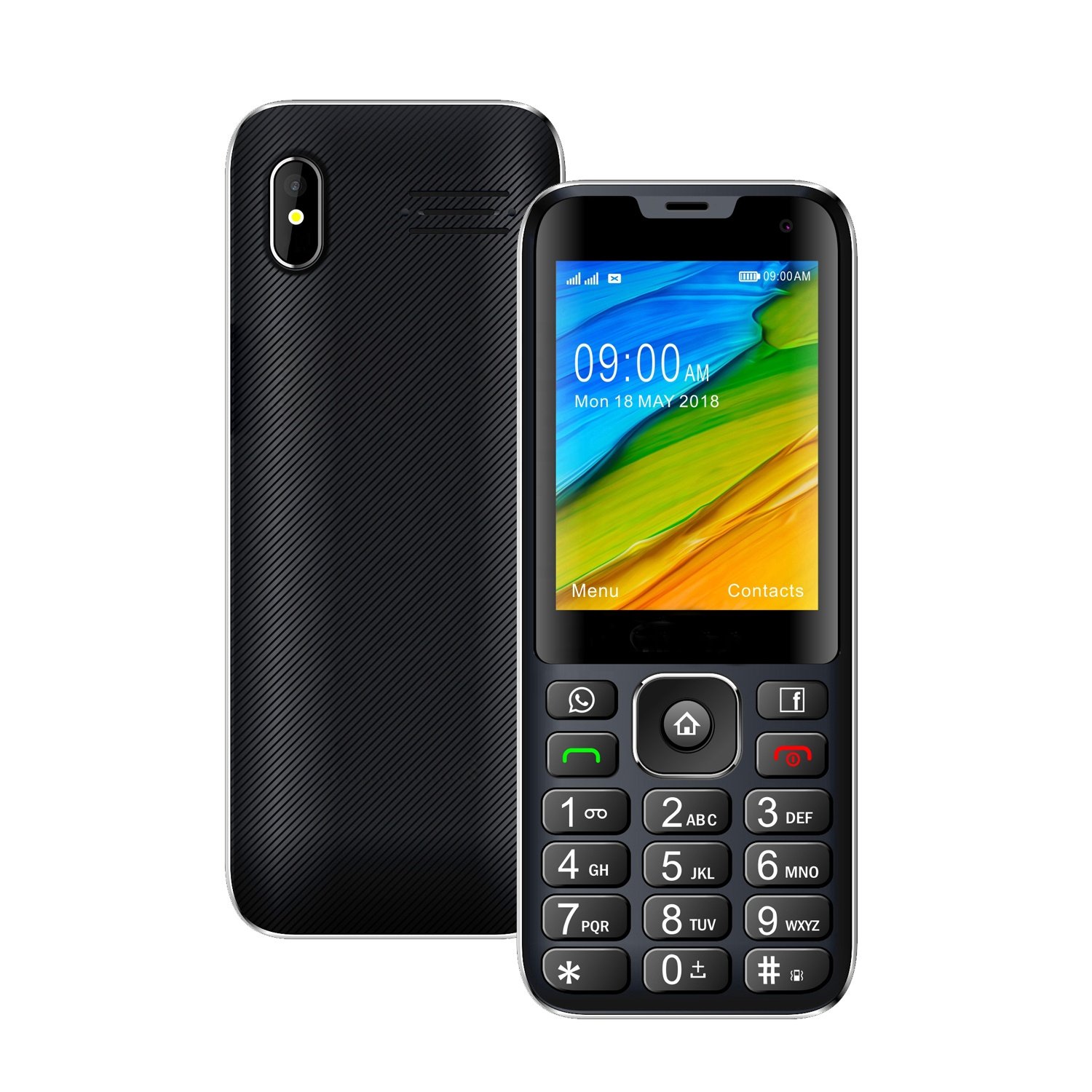 Support WhatsApp Facebook Wholesale 2.8 inch low end keypad mobile phone 4g