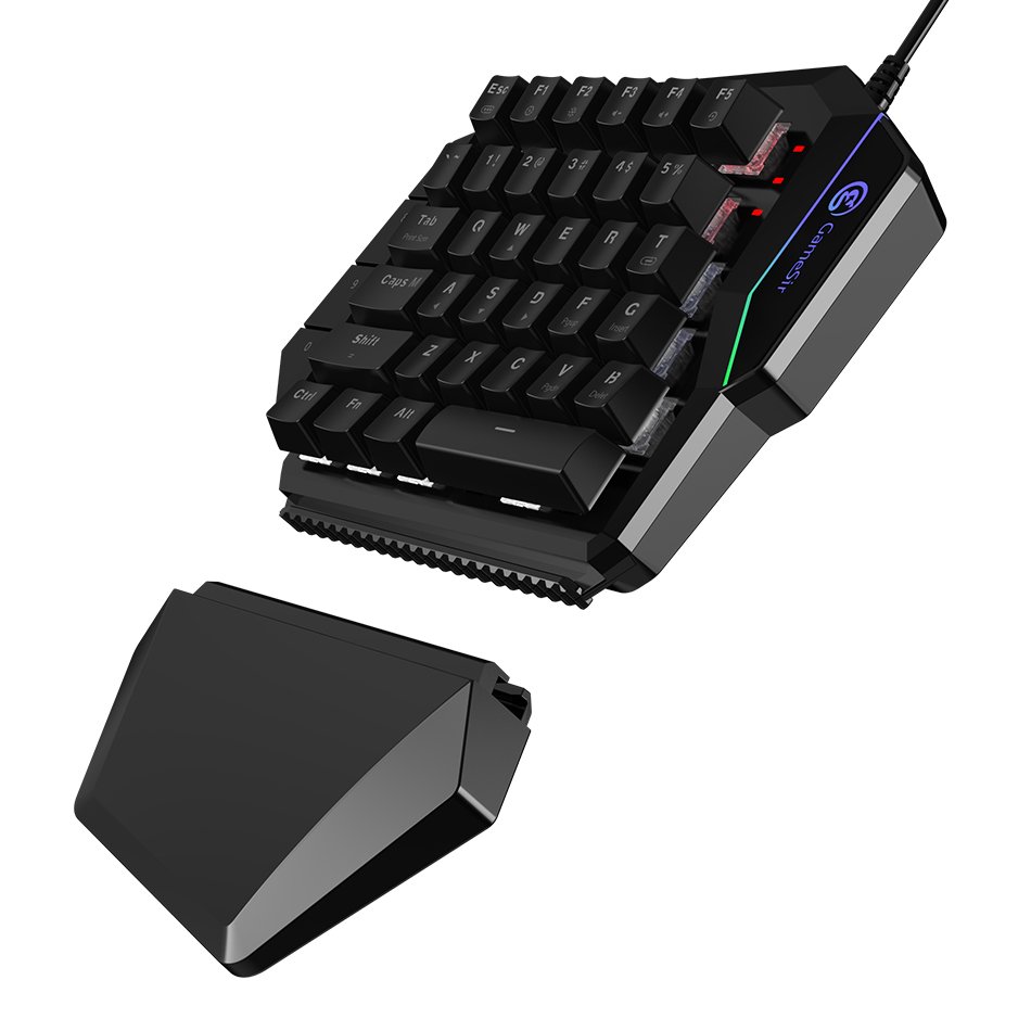 Wired One-handed Gaming Keypad For PUBG/Fortnit FPS Game Mechanical Keyboard