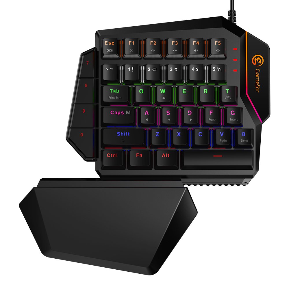 Wired One-handed Gaming Keypad For PUBG/Fortnit FPS Game Mechanical Keyboard