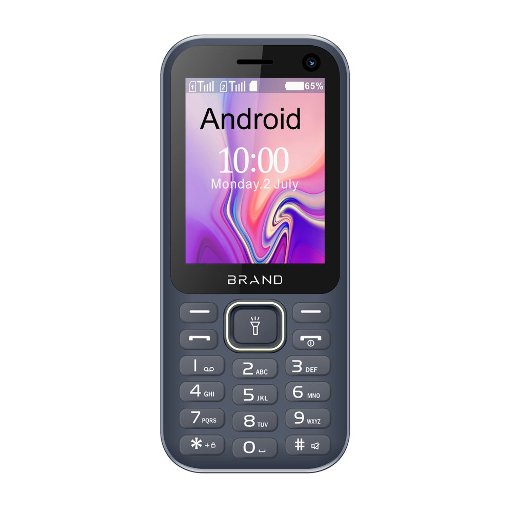 Oem customize big button volte T9 keyboard smart cell phones with waze navigation 4g android keypad mobile phone
