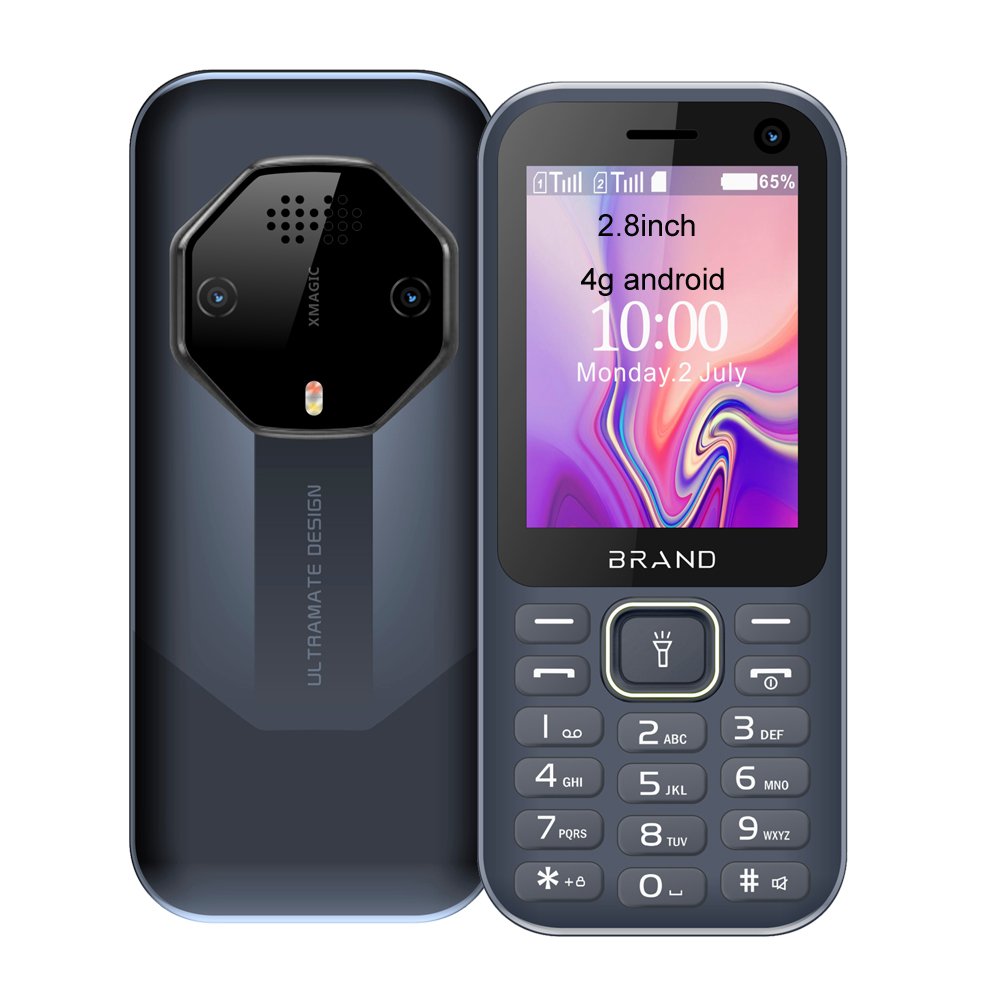 Oem customize big button volte T9 keyboard smart cell phones with waze navigation 4g android keypad mobile phone
