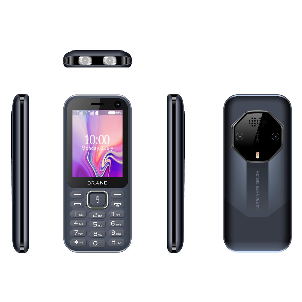 Oem customize big button volte T9 keyboard smart cell phones with waze navigation 4g android keypad mobile phone