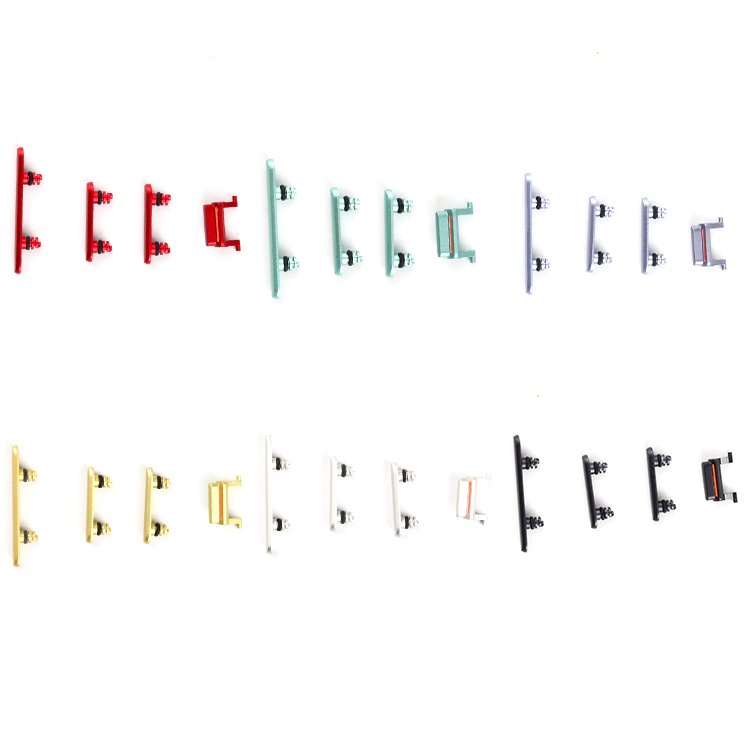 Power Volume Side key Switch Control Keypads for iPhone 5 SE 6 7 8 X 11 12 13 14 15 Button + Power ON / OFF Replacement Parts