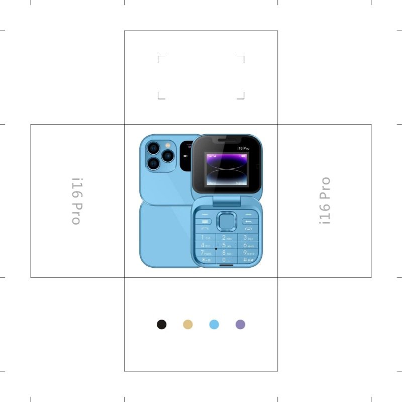 Cross border foreign trade i16pro flip phone FliIo14 i17pro F15mini children's student card phone