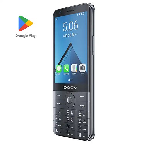 US Band Doov R17 PRO 4G Elder Mobile Phone Dual Sim Card Feature Phone with Android Keypad Touch Screen 4+64gb