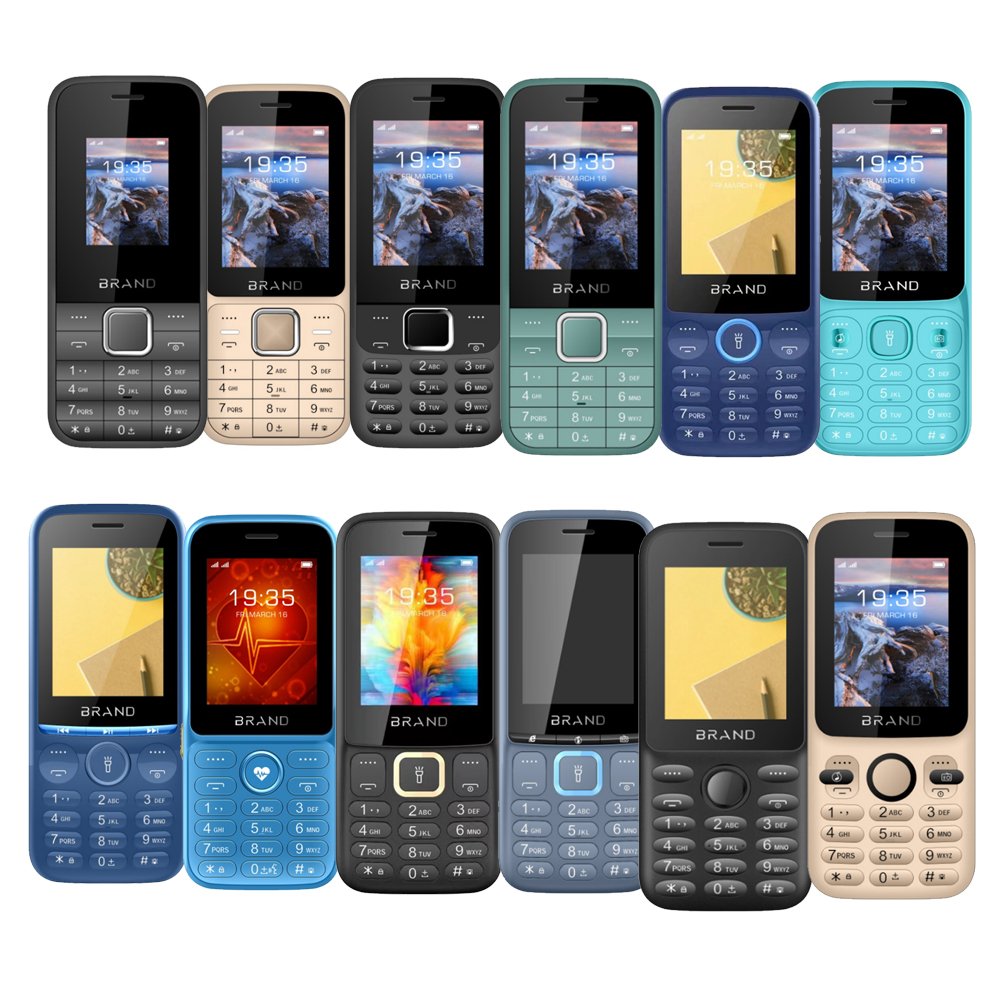 Oem 4 Sim Card Slot Mobile Keypad Phone 4Sims Triple Four Quad Sims Cards Slot Featre Cell Mobile Phones Manufacturers