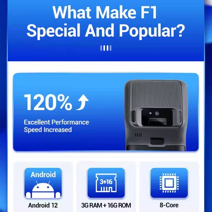 FYJ F1 5.5 Inch Android 12 Handheld Touch Screen Mobile POS Machine All-in-One Retail Store Cash Register and PDA with NFC