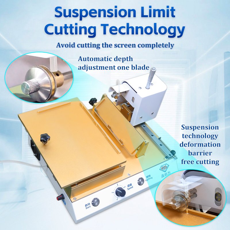 LCD Curved Separating Tool Smartphone Edge Curved Display Glass Changing Machine Mobile Keypad LCD Cutting Machine For Phone
