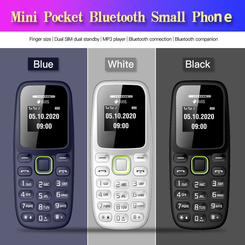Mini Mobile Phone Price In Pakistan BM310 0.66 Inch LCD Mini Keypad Phone 2G Cell Phone