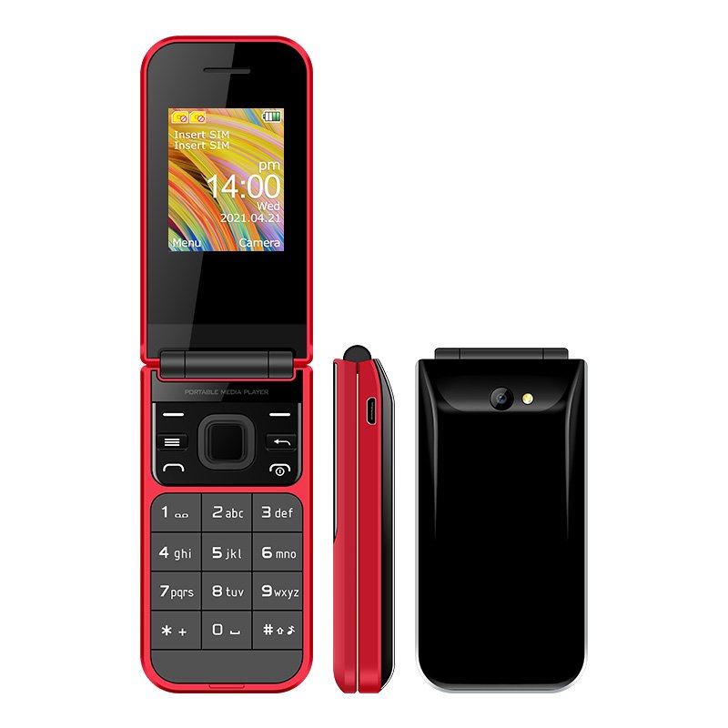 UNIWA F2720 Dual Standby 1.77 inch Flip Keypad GSM Mobile Phone