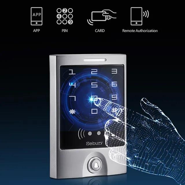 Sebury IP65 Waterproof Touch Screen Keypad Access Control WIFI 125Khz Card Reader