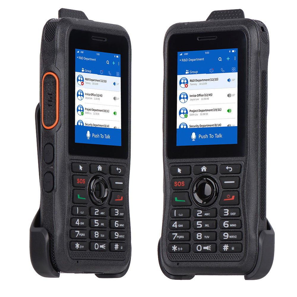 Global Call Poc Mobile Phone Zello T310 Rugged 4G Poc WiFi Radio with 2.4 inch Small Keypad 4G Network Two Way Radio
