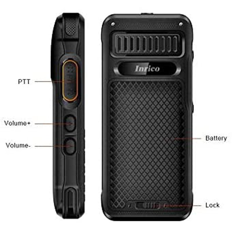 Global Call Poc Mobile Phone Zello T310 Rugged 4G Poc WiFi Radio with 2.4 inch Small Keypad 4G Network Two Way Radio