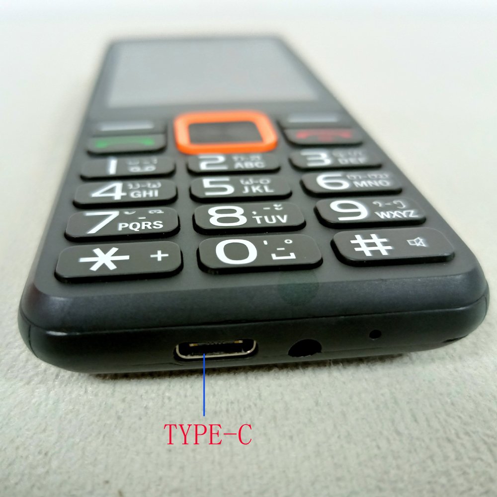 Custom 2.4 Inch 4G Lte Big Button Bar Mobile Phones Oem Odm Basic Simple 4G Dual Sim Volte Keypad Feature Mobile Cell Phone