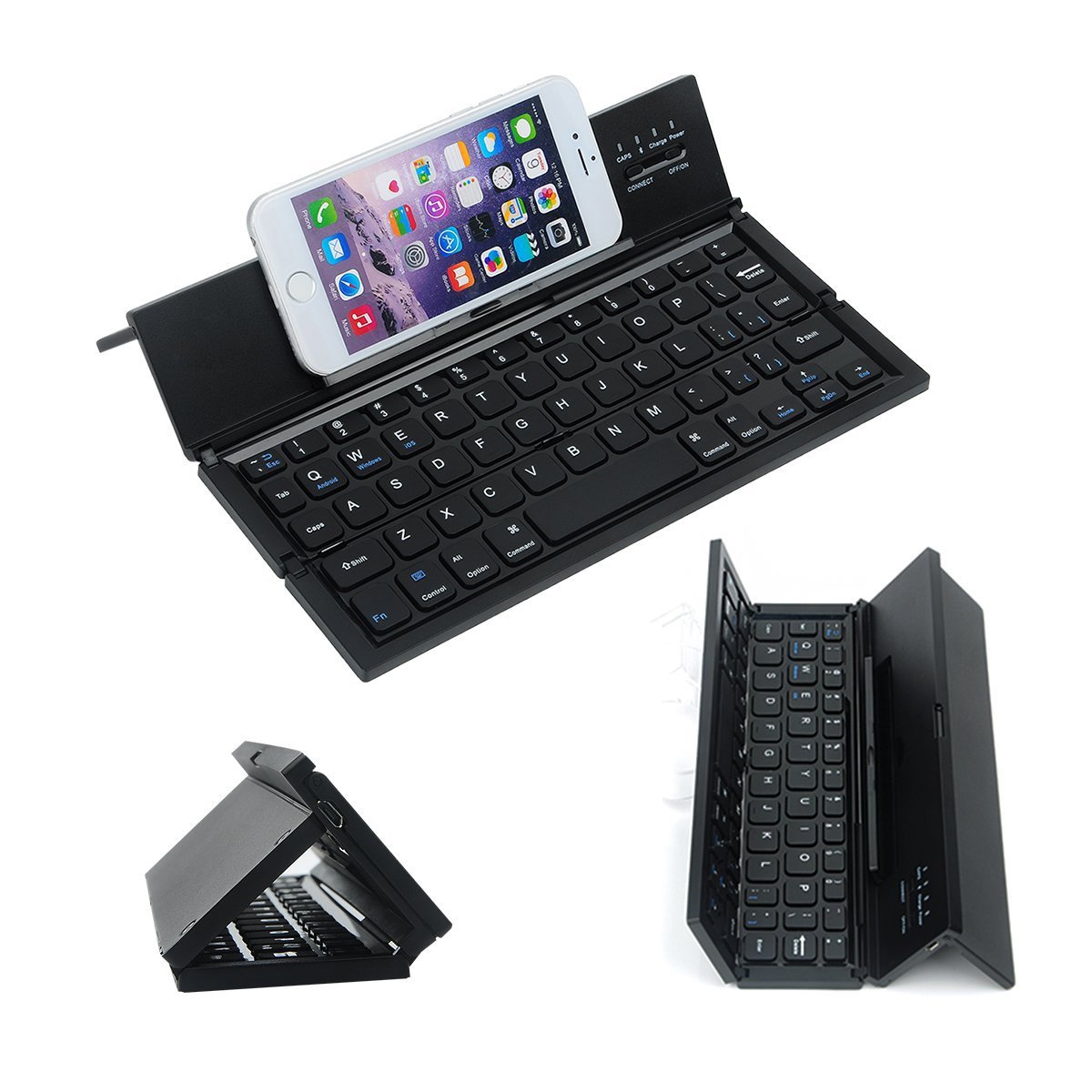 New Ultra-Thin Foldable Portable Mini Keyboard Wireless Rechargeable Switch Supporting Various Systems