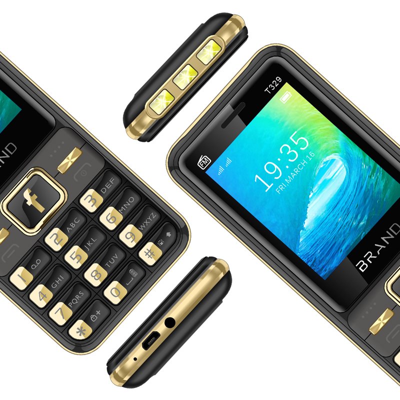 Wholesale Keypad Low Price 2.4 inch Feature Mobile Phones Low Price 2g Button Mobile Phone Keypad Phone