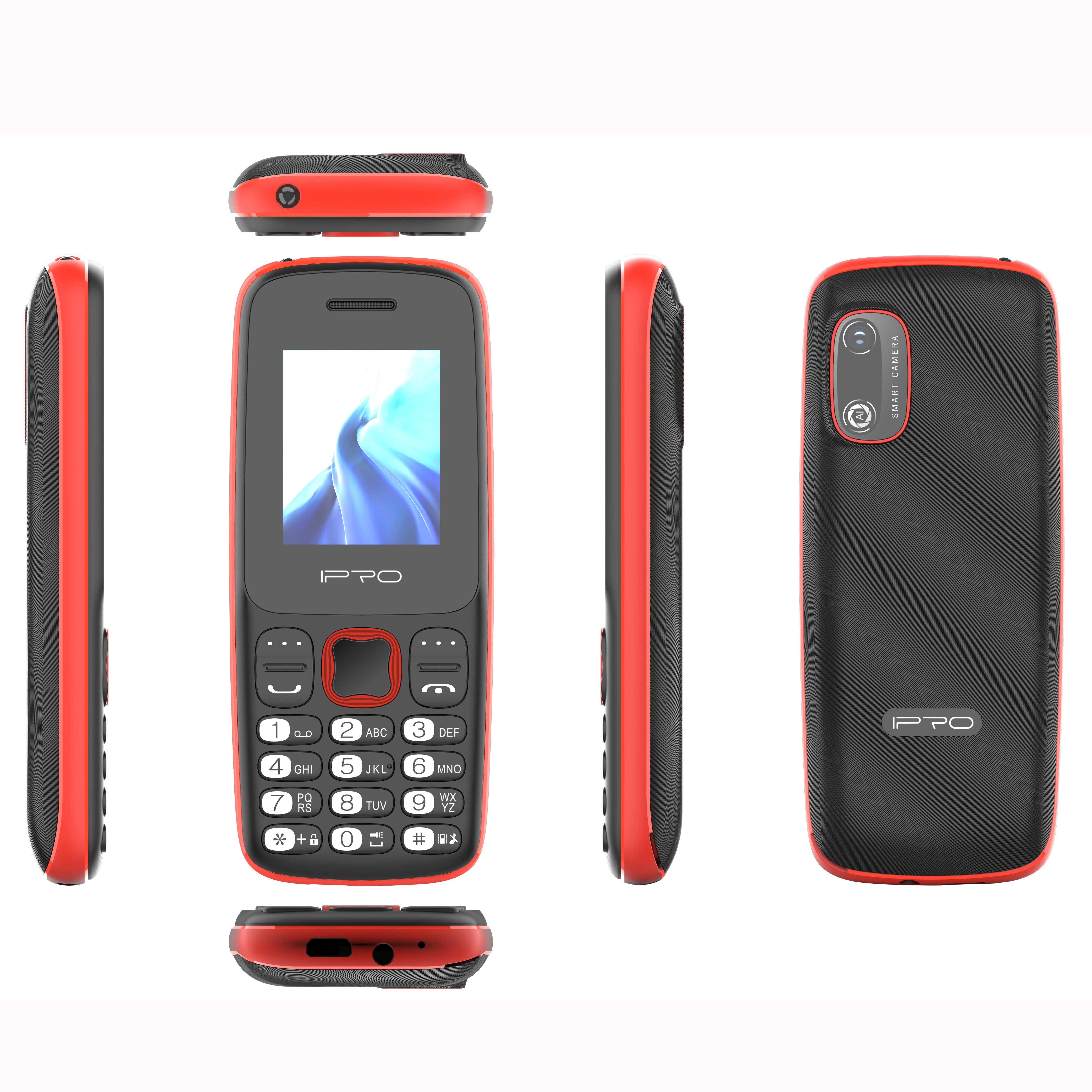 For feature phone Classic Original 2G GSM Unlocked Cell Phone 1.77inch Single Core 32MB+32MB Chipset SC6531E mobile phone