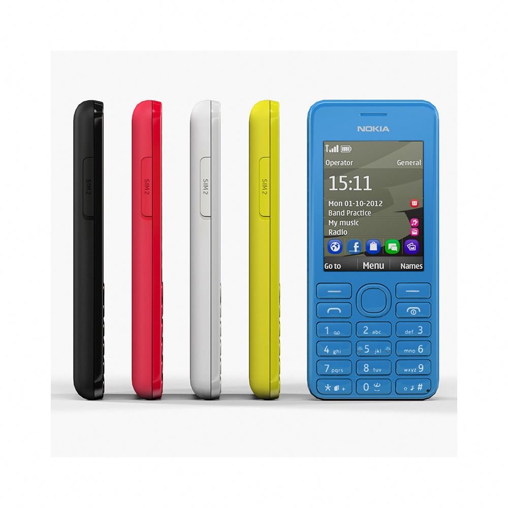 Bar Feature CellPhone and Keypad Smart Mobile Phone Fit for Nokia 3110C 105 108 C2-01 8210 6230 6300 E66 E63 230 208 301 N95 N73