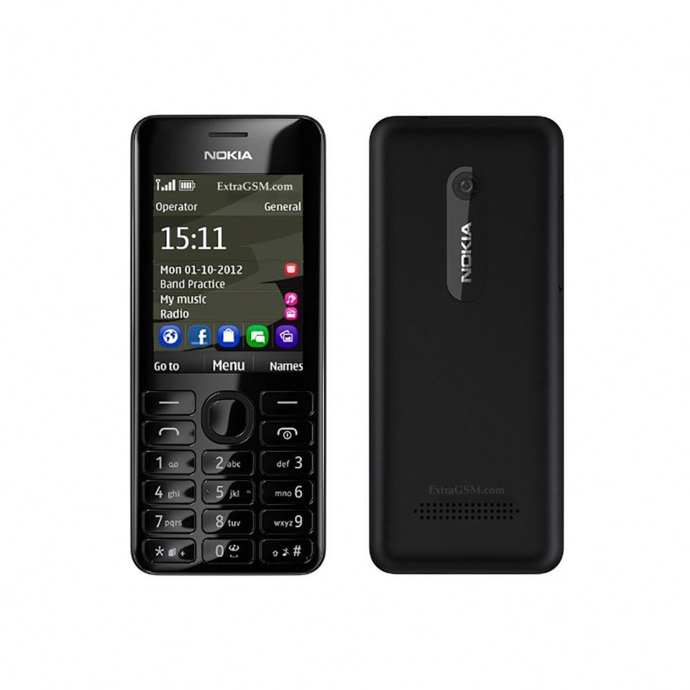 Bar Feature CellPhone and Keypad Smart Mobile Phone Fit for Nokia 3110C 105 108 C2-01 8210 6230 6300 E66 E63 230 208 301 N95 N73
