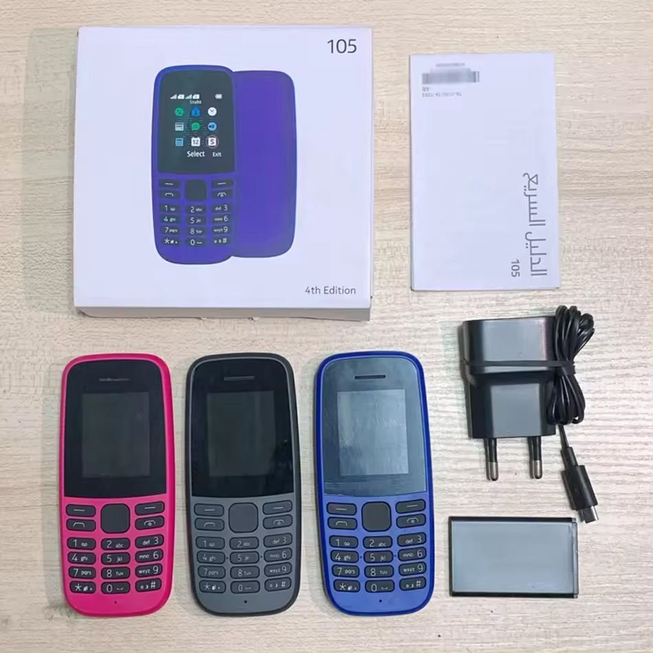 Wholesale Cheap keypad cellphone 105 2019 Dual SIM GSM Bar feature phone mobile phones 106 110 210 6310