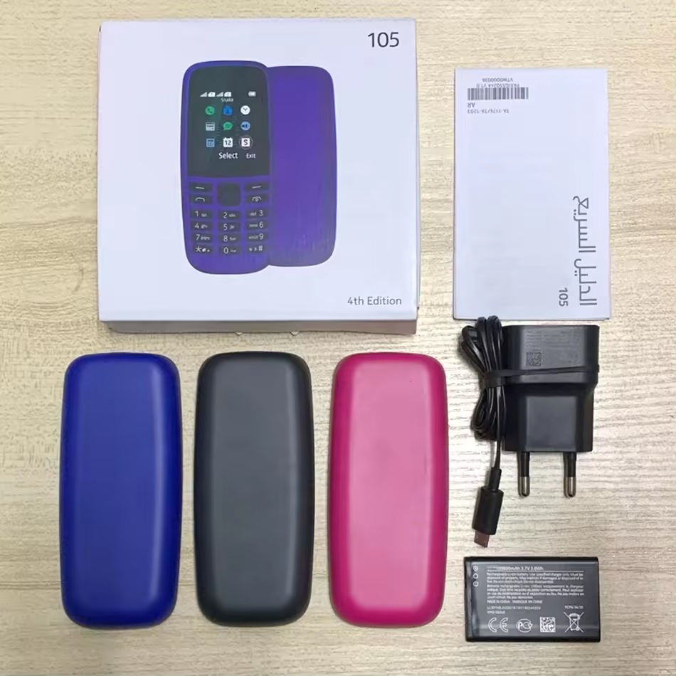 Wholesale Cheap keypad cellphone 105 2019 Dual SIM GSM Bar feature phone mobile phones 106 110 210 6310