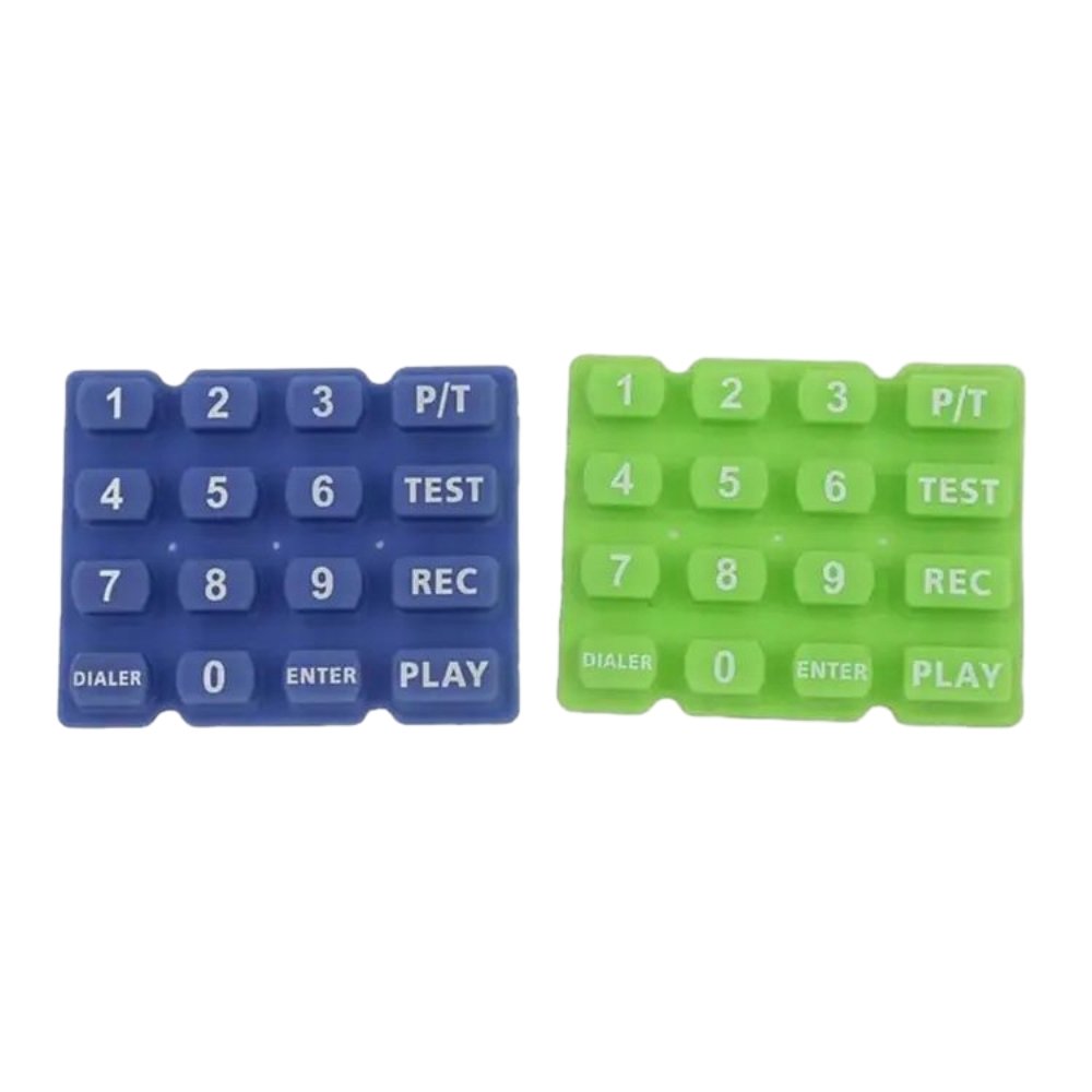 Customized Silicone Rubber Button Keypad Screen Printing Home Appliance Silicone Keypad For Switch On/off Button Silicon Buttons