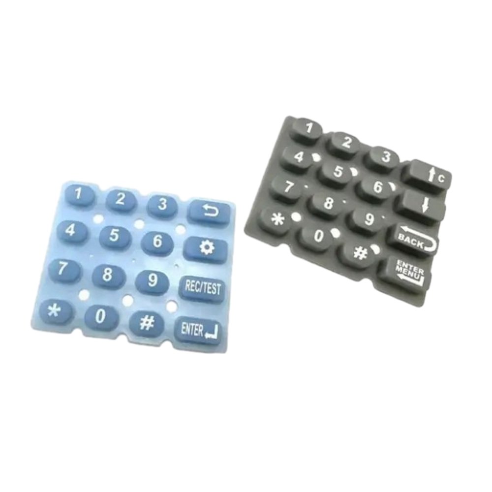 Customized Silicone Rubber Button Keypad Screen Printing Home Appliance Silicone Keypad For Switch On/off Button Silicon Buttons