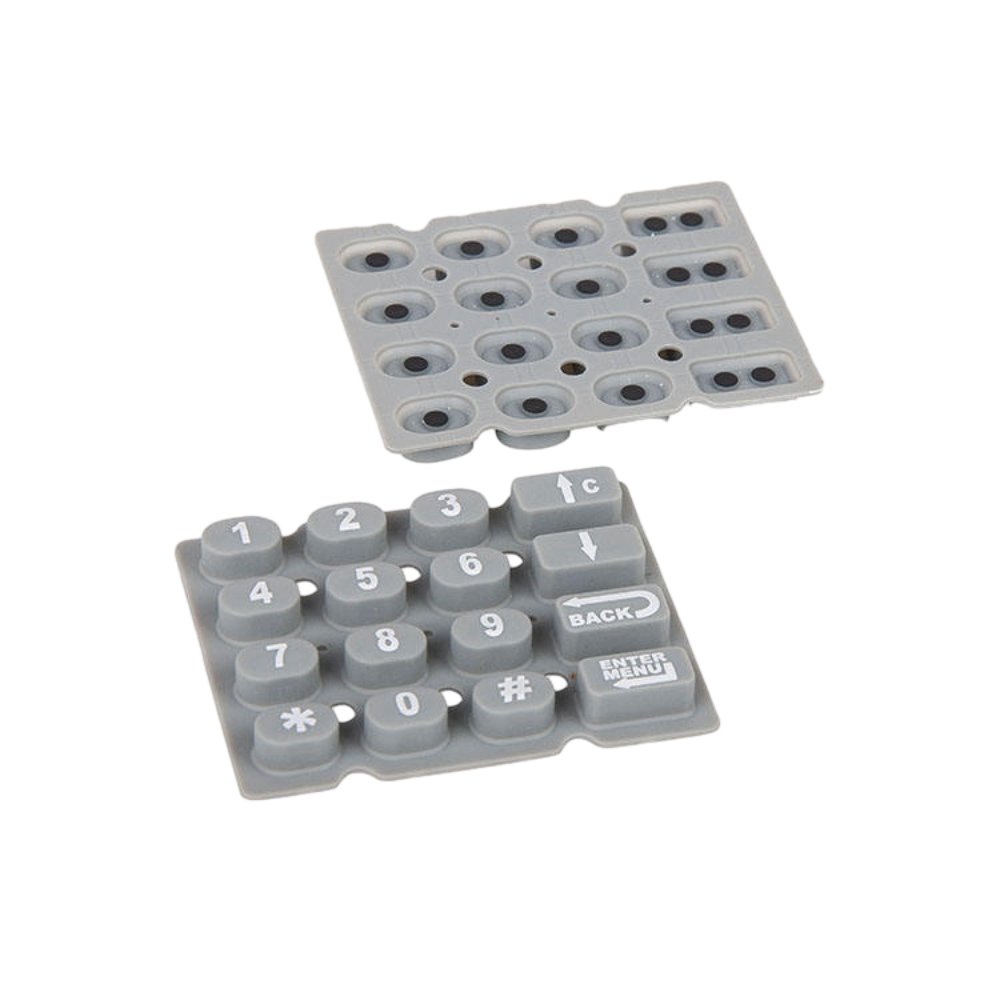Customized Silicone Rubber Button Keypad Screen Printing Home Appliance Silicone Keypad For Switch On/off Button Silicon Buttons