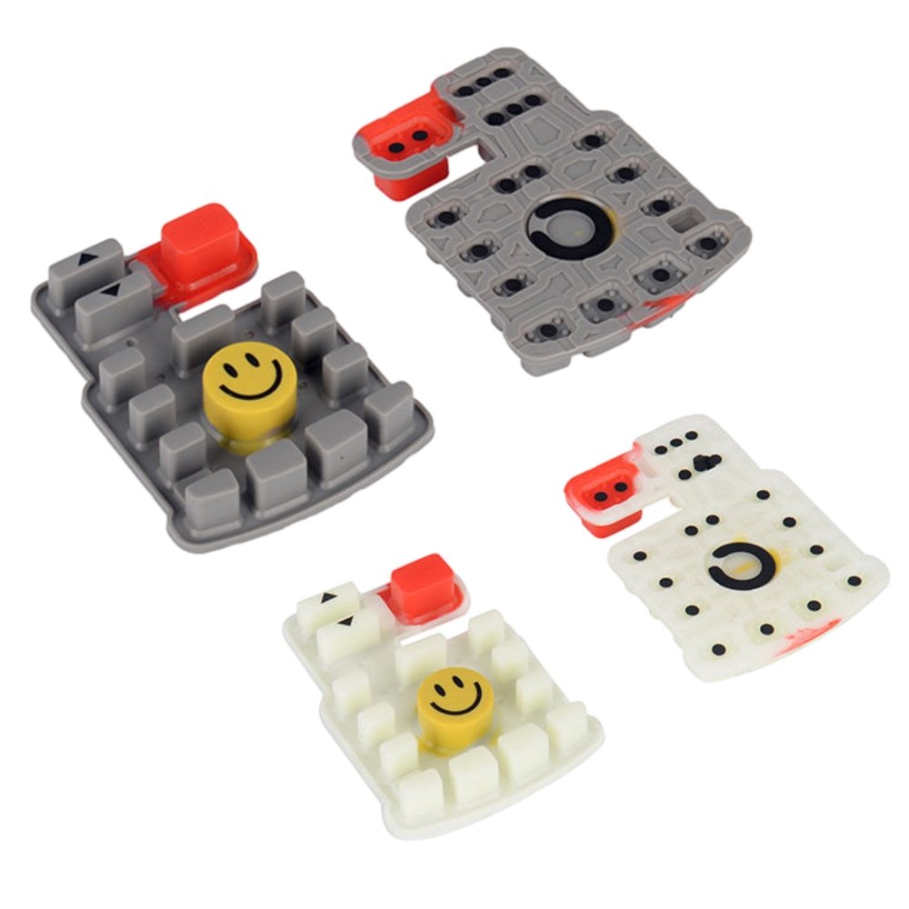 Customized Silicone Rubber Button Keypad Screen Printing Home Appliance Silicone Keypad For Switch On/off Button Silicon Buttons