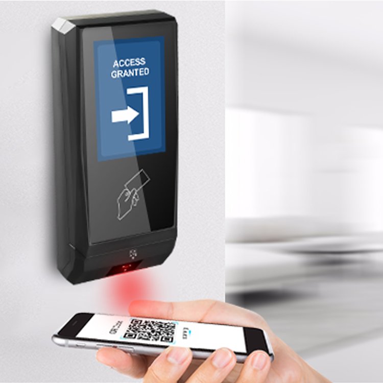 CT9 QR Code Ticket Finger Print Sensor Elevator With Keypad Parking Access Control