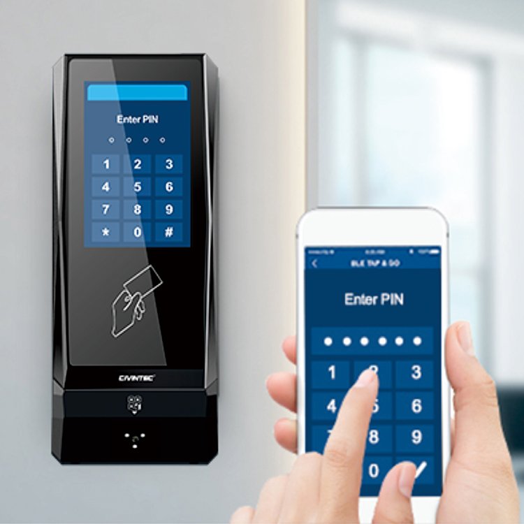 CT9 QR Code Ticket Finger Print Sensor Elevator With Keypad Parking Access Control